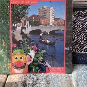 Providence,Rhode Island and Hasbro Mr. Potato Head  Poster